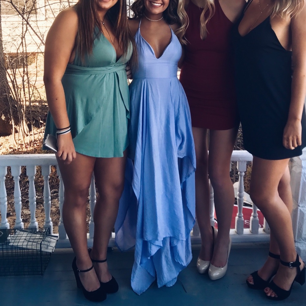 Light blue formal dress